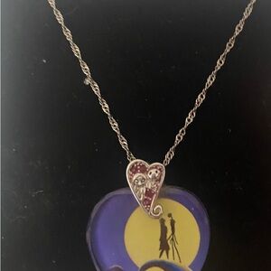 Nightmare before Christmas Jack & Sally necklace